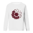 thumbnail image 4 of ShomPort Womens Crewneck Sweatshirt Cute Pattern Print Long Sleeve Loose Fashion Fall Pullover Top, 4 of 5