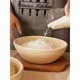 thumbnail image 2 of Cesta de pan de ratán hecha a mano con forro, cesta a prueba de pan, cesta redonda para prueba de masa fermentada ER, 2 of 5