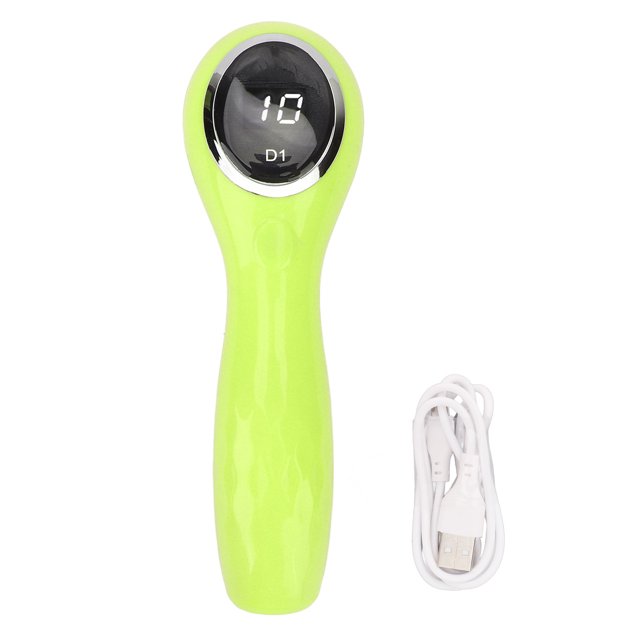 Mini lámpara de uñas de 5 W, portátil, USB, 3 chips de luz, lámpara de luz para uñas para mujeres y niñas, manicura verde