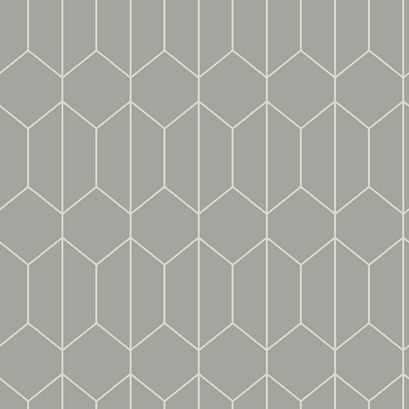 Linear Geo Grey Wallpaper