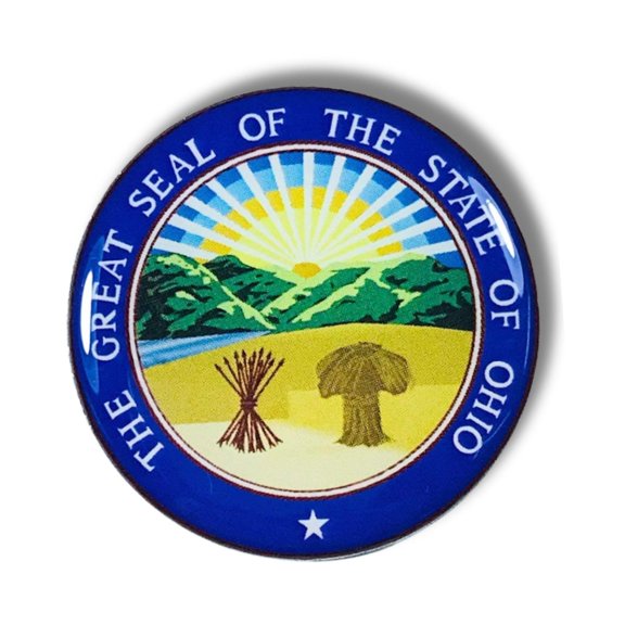 Pin - State Seal Ohio - USA | Lapel Pin Accessory, Jacket  Hat Decor, Collector Souvenir