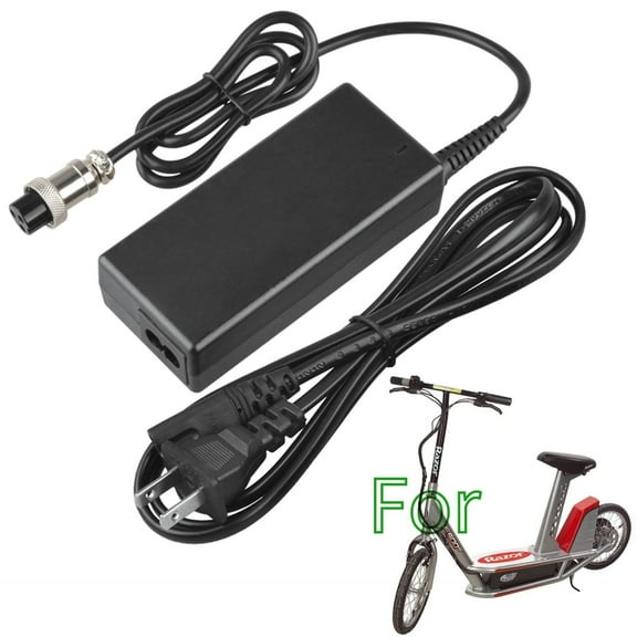 K-MAINS 24V 2A Charger Compatible With Razor E100 E125 E200 E300 E500S PR200