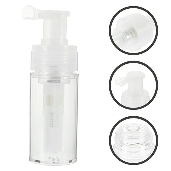 Powder Spray Bottle Portable Refillable Sprayer Clear Empty Fine for Makeup 110ml