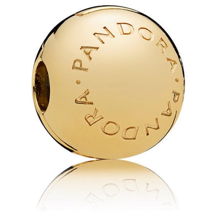 Pandora Logo Clip Charm