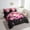 White Pink Black, variant on Erosebridal Kawaii Fox Bedding Sets Twin Size, Japanese Cartoon Flower Comforter Sets with Sheets, Anime Animal Decor, 7pec