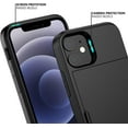 thumbnail image 4 of for iPhone 12 Mini Case with Card Holder Heavy Duty Protective Dual Layer Shockproof Hidden Card Slot Slim Wallet Case for iPhone 12 Mini for Men&Women(Black), 4 of 13