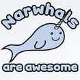 thumbnail image 2 of CafePress - Narwhals Are Awesome Infant Bodysuit - Baby Light Bodysuit, Size Newborn - 24 Months, 2 of 4