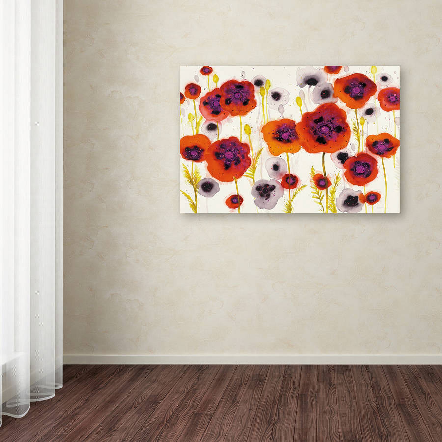 Trademark Fine Art "Splash Garden I" Canvas Art by Shirley Novak