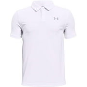 Under Armour Boy's Performance Polo Big Kids White LG 14-16 Big Kids