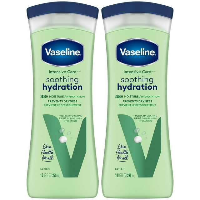 Loción hidratante para manos y cuerpo, vaselina, relajante, 300 ml, 2 unidades