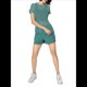 thumbnail image 3 of Camiseta Deportiva Ultraligera Transparente de Secado Rápido con Espalda Abierta para Mujer, Ideal para Yoga, Running y Otras Actividades. Verde Bosque L, 3 of 9