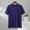 1 - Navy, variant on Aobny Plain Men Shirts Oversized Modal T-Shirts Crew Neck Short Sleeve Big & Tall Mens T Shirts,Black,L
