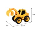 thumbnail image 3 of Vehículos de construcción desmontados de plástico, juguetes educativos con destornillador, coche de ingeniería de DIY para y niñas Carro de agarre de Yotijar Vehículos de construcción, 3 of 7