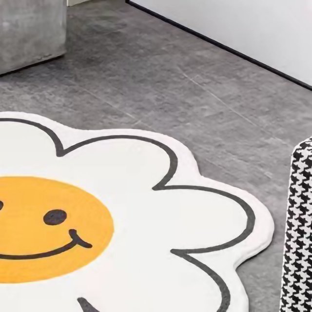 Alfombra antideslizante de dibujos animados NikouMX para dormitorio
