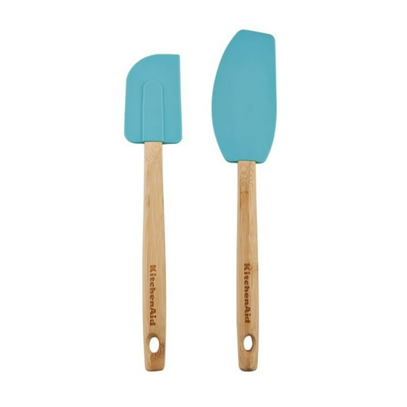 Kitchenaid Bamboo 2-piece Spat Set Aqua Sky