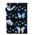 thumbnail image 7 of Dteck Case for Apple iPad mini 6th Generation 8.3" (2021),Magnetic Leather Patterned Card Holder Wallet Hybrid Rubber Case Kickstand Shockproof Folio Cover for iPad mini 6,Blue Butterfly, 7 of 7