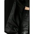 thumbnail image 5 of INSPIRE CHIC Women's Winter Slit Sleeve Double Breasted Cloak Coat M Black, 5 of 6