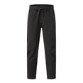 thumbnail image 6 of Dpytoraw Men's Lightweight Jogger Pants Stretch Fit Outdoor Running Travel Trousers Black XXXL, 6 of 7