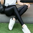 thumbnail image 6 of JANGSLNG Women Autumn Winter High Waist Elastic Skinny Thick/Thin Stirrup Leggings Pants, 6 of 8