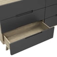 thumbnail image 4 of Origin Six-Drawer Wood Dresser or Display Stand in Natural Gray, 4 of 6