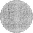 thumbnail image 1 of Ahgly Company Indoor Round Abstract Gray Modern Area Rugs, 6' Round, 1 of 4