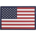 thumbnail image 2 of VooDoo Tactical 07-0999117000 USA Flag Rubber Patch, Red/White/Blue, 2x3, 2 of 2