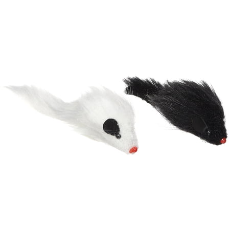 Spot Twin Plush Mice With Catnip Rattle Cat Toy