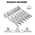thumbnail image 4 of Silver 7 Wheel 7 Wheel Less Steel Pizza Wheel Adjable H Divider For P, 4 of 4