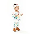 thumbnail image 6 of Disney Minnie Mouse Baby Girls Sweatshirt, Joggers and Headband Set, 3 Piece, Sizes 0/3M-24M, 6 of 11