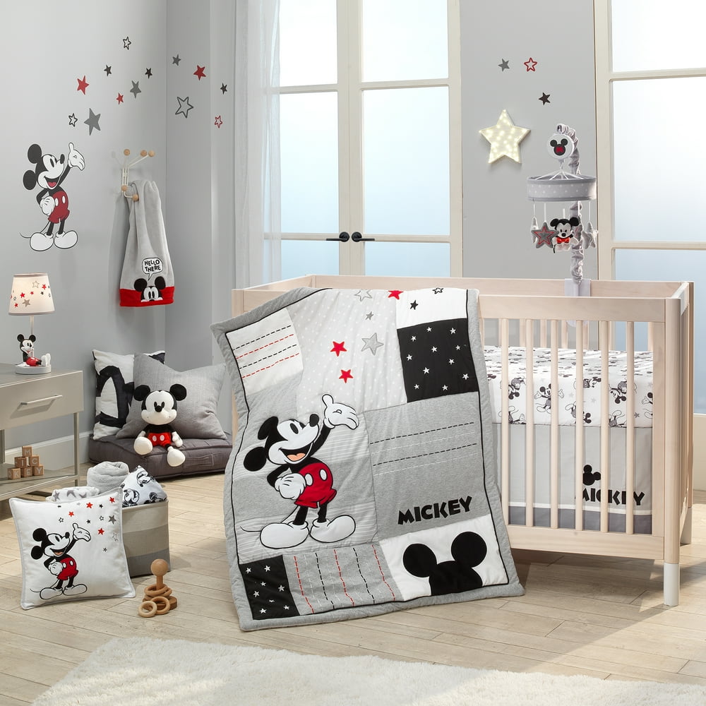 Lambs & Ivy Disney Baby Magical Mickey Mouse 3Piece Crib Bedding Set