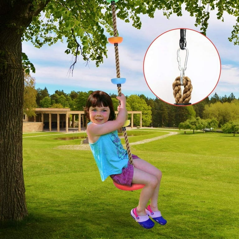 Tree Swing Climbing Rope Kids Backyard Disc Swings Outdoor Toys Playset Accessories