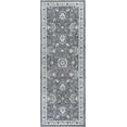 thumbnail image 3 of Traditional 2x8 Area Rug (2'7'' x 7'3'') Oriental Gray, Charcoal Indoor Runner Easy to Clean, 3 of 7