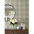 thumbnail image 3 of Chesapeake Antoine Taupe Flannel Wallpaper, 20.5-in by 33-ft, 56.38 sq. ft., 3 of 4