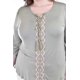 thumbnail image 4 of Blusa diseño bohemio Roman Fashion/ Tallas Extras, 246 (Verde militar) verde 40, 4 of 6