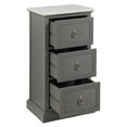 thumbnail image 6 of ACME Swart Storage Cabinet in White and Gray, 6 of 8