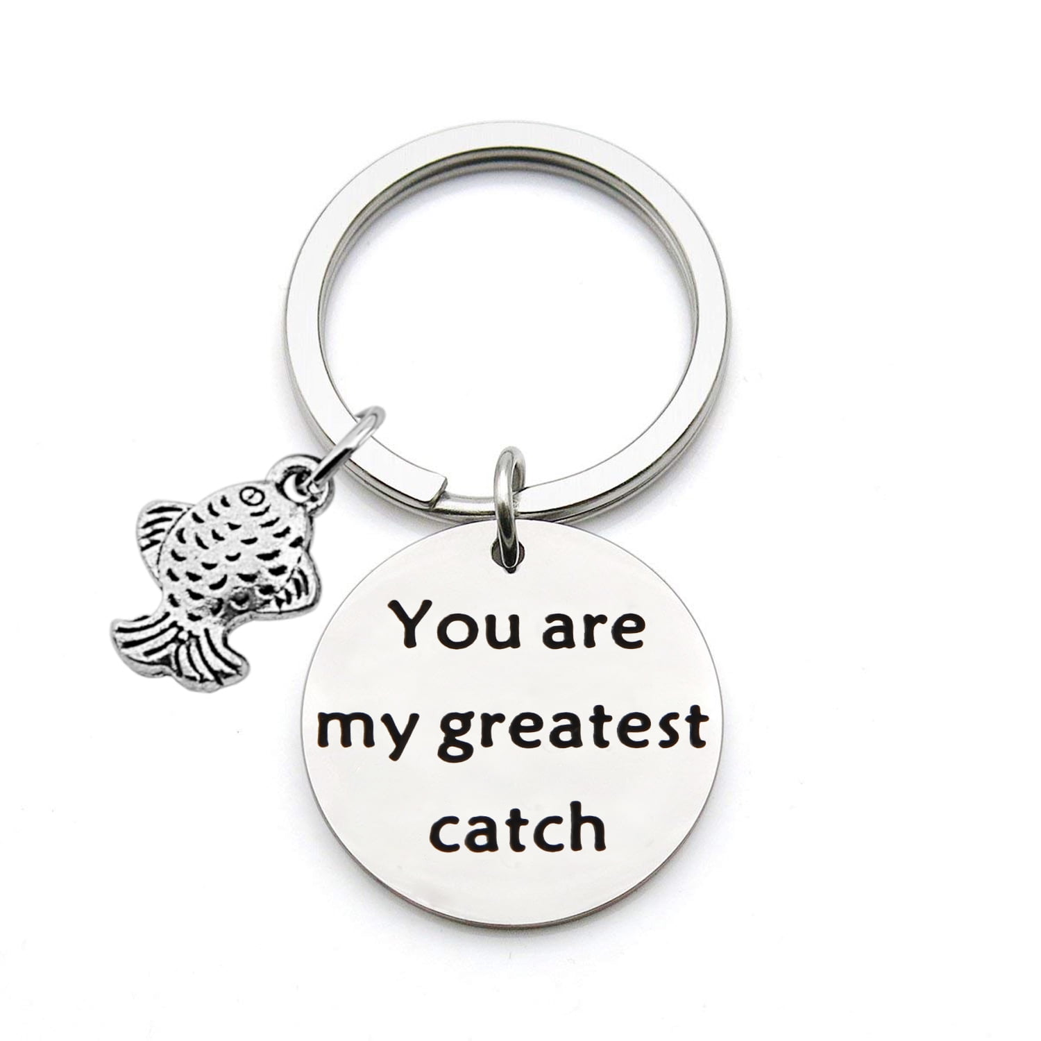 "You Are The Greatest Catch" Fishing Lure Hook Gift - Stainless Steel, Velvet Bag, For Fishermen - View #8