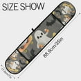 thumbnail image 3 of Yayeee Double Oven Mitt Kitchen Heat Resistant Baking 35" x7" Quilted Glove, Cute Ghosts, 3 of 6