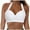 White, variant on TOWED22 Women Underwire Bikini Top - Push Up Swimsuit Top Twist Front Swim Bra Retro Bathing Suit(Mint Green,XXL)
