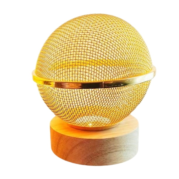Luz nocturna, decoración de lámpara de mesa, interfaz USB de luz de mesa de café, lámpara de noche, adorno de luz nocturna para escritorio, , esférico
