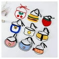 thumbnail image 3 of BT Bear Pet Bibs, Lovely Dog Adjustable Bib Bandana Cotton Saliva Towel Washable Collar for Puppy Small Dog (L, Hamburger), 3 of 3