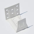 thumbnail image 3 of CuteLEC Soporte central, paquete de 2 unidades, color blanco, para persianas de perfil alto de 2 pulgadas, soporte para riel, 3 of 7
