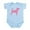 Sky Blue, variant on CafePress - Puggle Dog Infant Bodysuit - Baby Light Bodysuit, Size Newborn - 24 Months