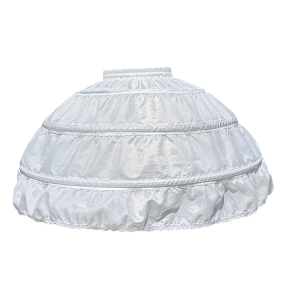 Stretch Waist Petticoat For Princess Dresses 45cm Length Pannier Underskirt Costume Accessory Dance Attire
