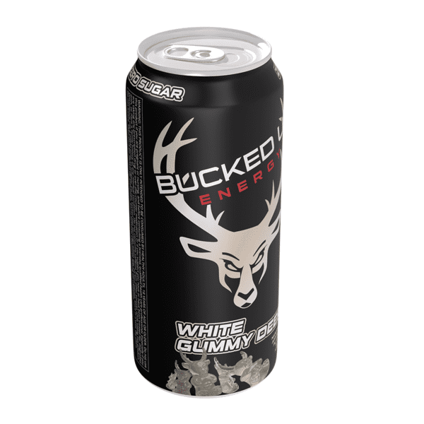 Bucked Up Energy Drink, Sour Gummy Deer, 16 fl oz Cans, 12 Pack