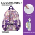 thumbnail image 5 of Goldendoodle Dog and Flower Floral Backpack for School,Cute School Bag,Schoolbag with Adjustable Shoulder Straps & Padded Back,15.25"x11.5"x5.25", 5 of 6
