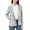 Silver, variant on Women's Loose Sparkle Sequin Jacket Long Sleeve Casual Blazer Open Front Cardigan Coat, Silver, Medium
