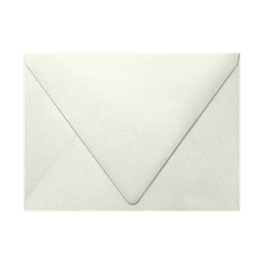 LUXPaper A7 Contour Flap Invitation Envelopes, 5 1/4 x 7 1/4, Quartz Metallic, 80lb, 50 Pack