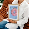 thumbnail image 5 of Pink Glaze Doughnut - Typography Pop Art Kitchen Decor Modern Art Pastel Humor Unframed Wall Art Print 6 x 8 inches, 5 of 16