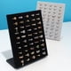thumbnail image 3 of 1 Soporte de Exhibición en Forma de L de Terciopelo de Alta Calidad para 50 Anillos, Ideal para Guardar y Exhibir Anillos. Color Gris Francés., 3 of 5