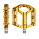thumbnail image 1 of 2 pedales de bicicleta de montaña, accesorios de ciclismo, pedales de bicicleta para mantenimiento Oro, 1 of 8